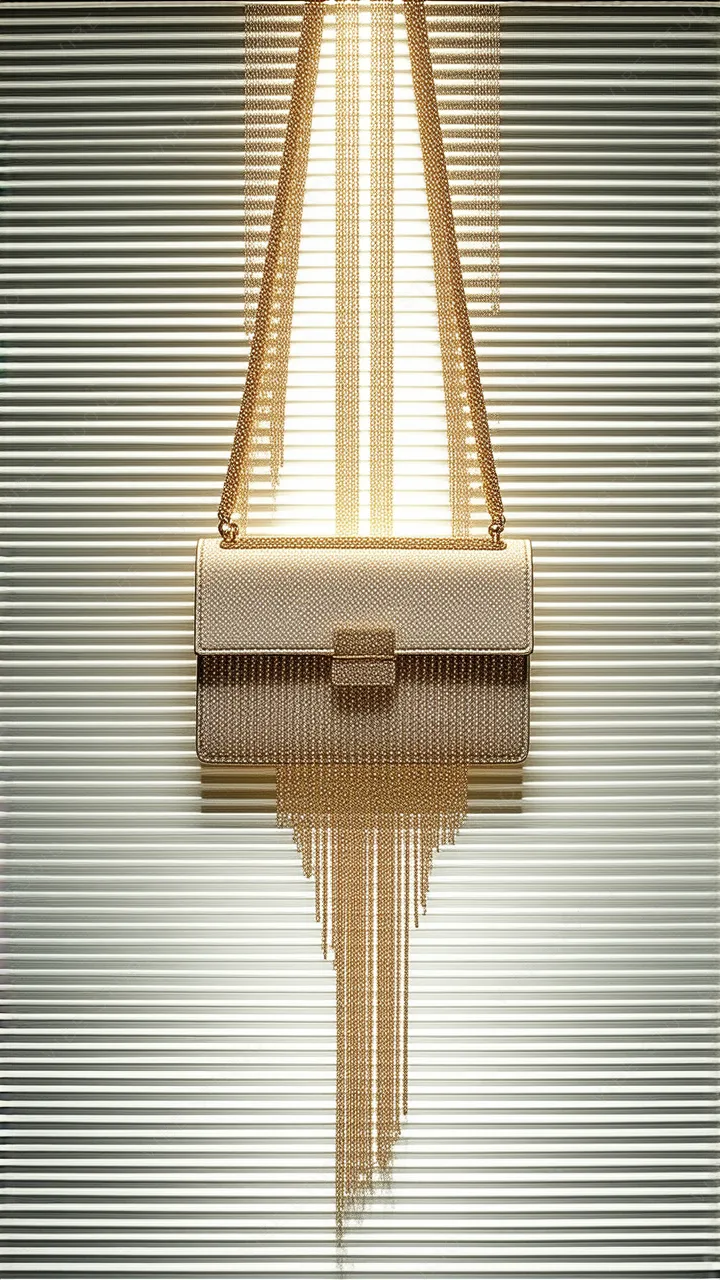 Gold Crystal Shoulder Bag Wallpaper
