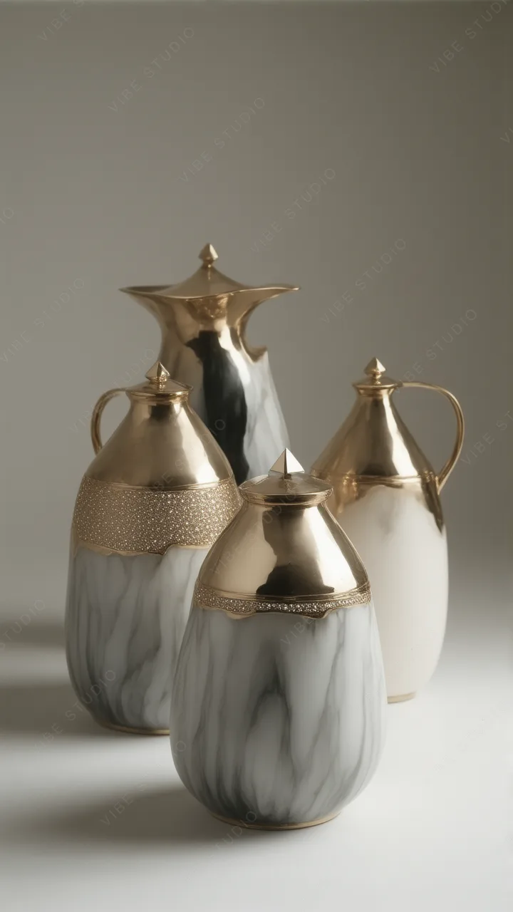 Marble Vase Phone Wallpaper  Elegant Ceramic Vase Wallpaper