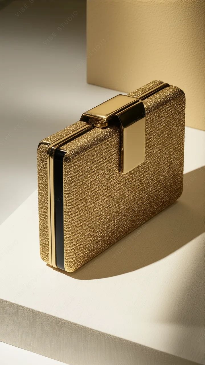 Luxurious Gold Weave Clutch Phone Wallpaper