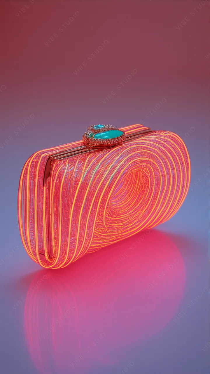 Vibrant Spiral Clutch Phone Wallpaper
