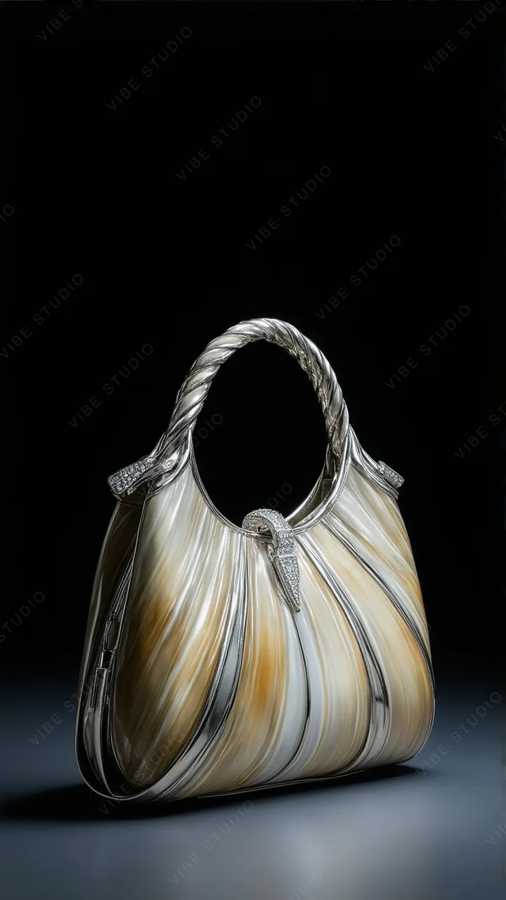 Marble Texture Hinge Bag Phone Wallpaper
