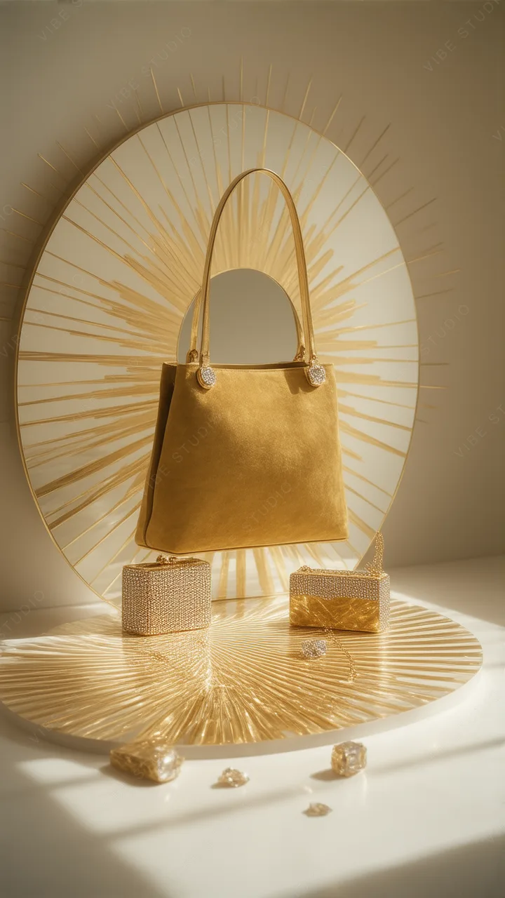 Elegant Leather Handbag Phone Wallpaper