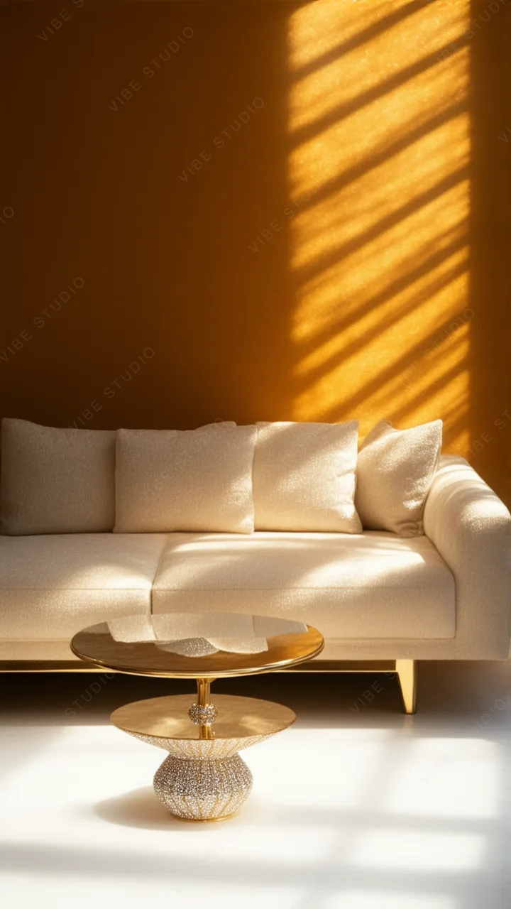 Creamy Sofa Phone Wallpaper