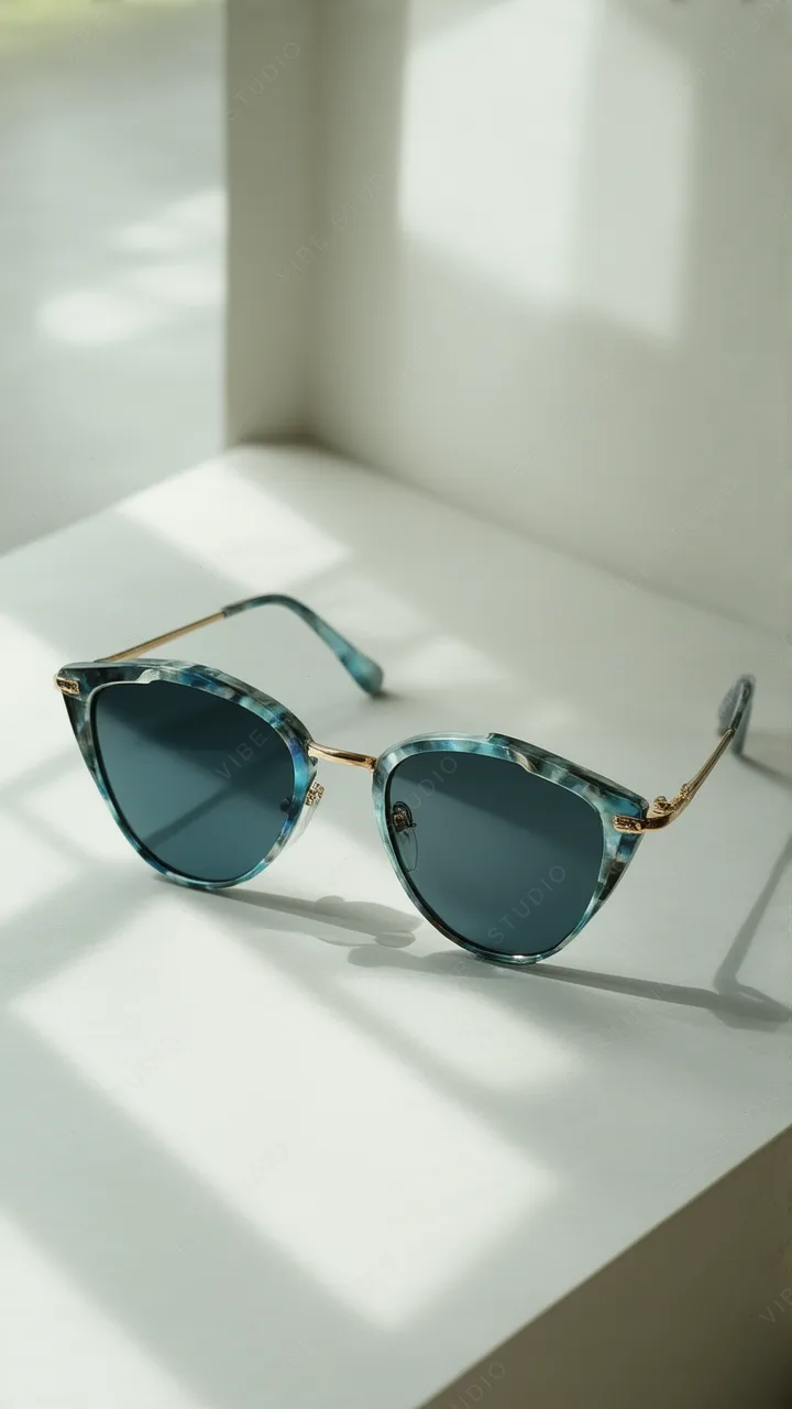 Tortoiseshell Frame Sunglasses Phone Wallpaper