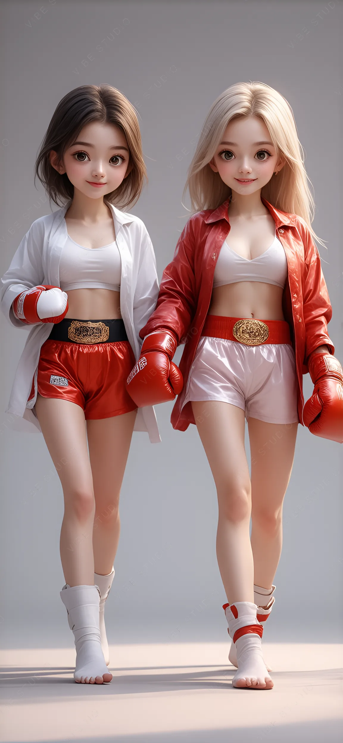Twin Boxing Prodigies, Stylized Doll