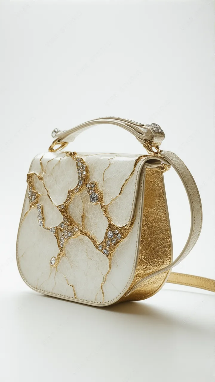 Marble Texture Gold Crystal Phone Wallpaper