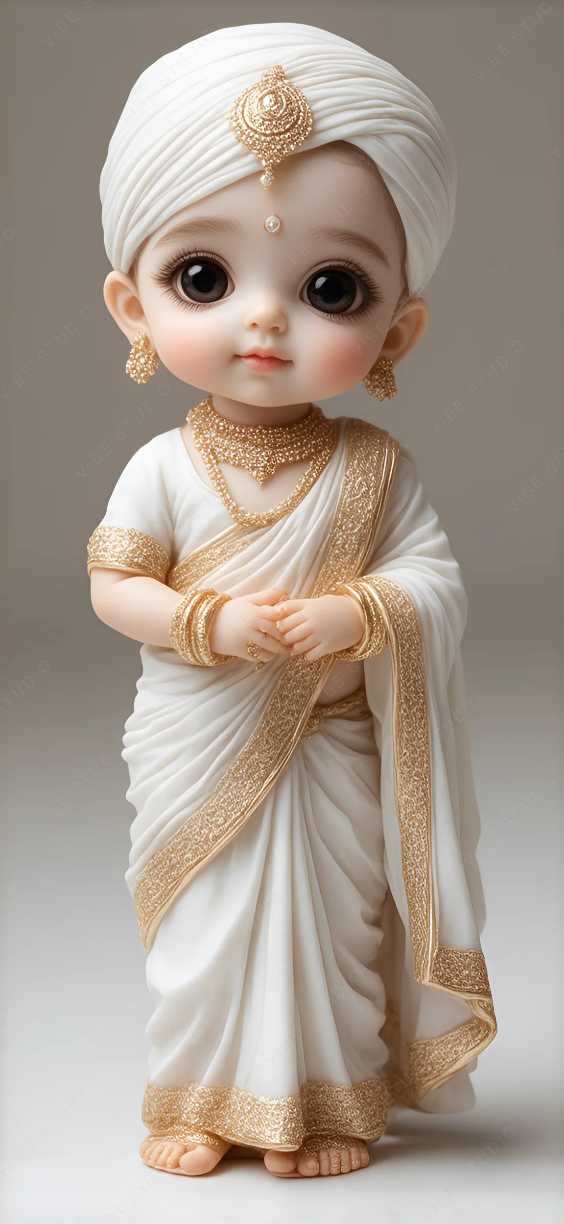 Miniature Ethnic Child Doll