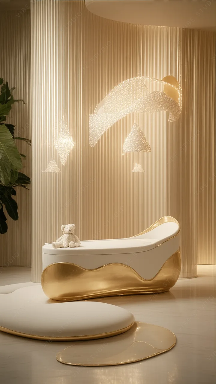 Gold Sculpture Phone Wallpaper