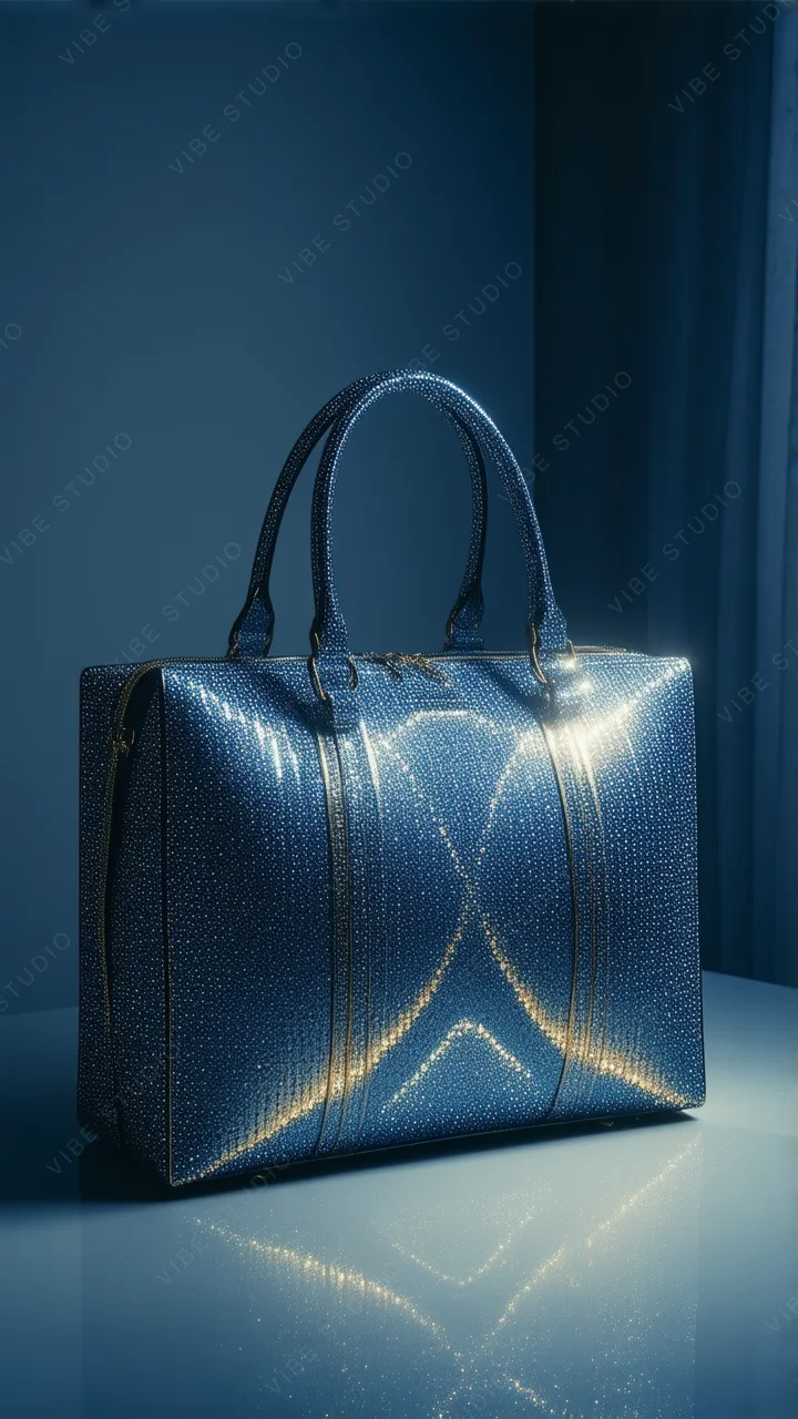 Crystal Leather Travel Bag Phone Wallpaper