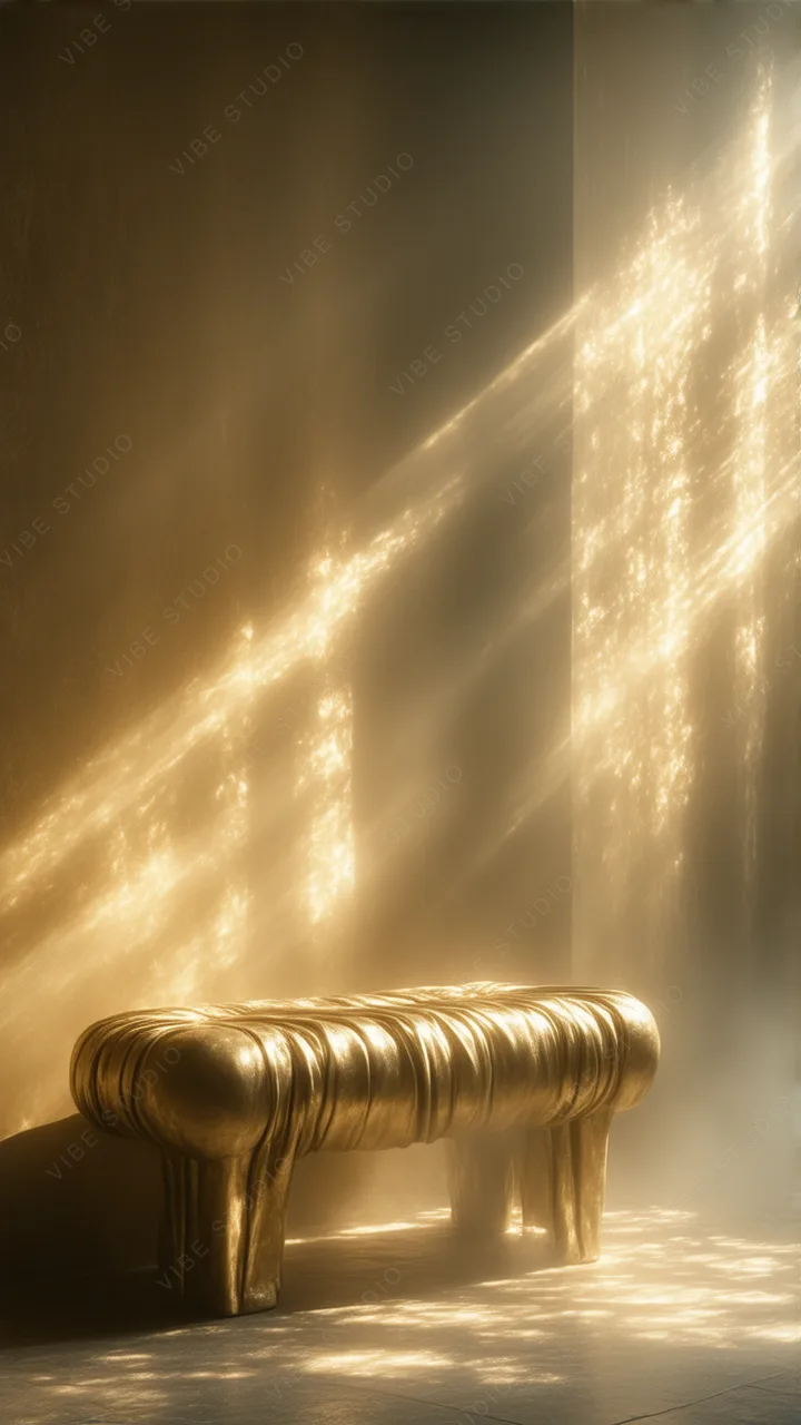 Golden Bench Wallpaper  Luxurious Gold Phone Wallpaper