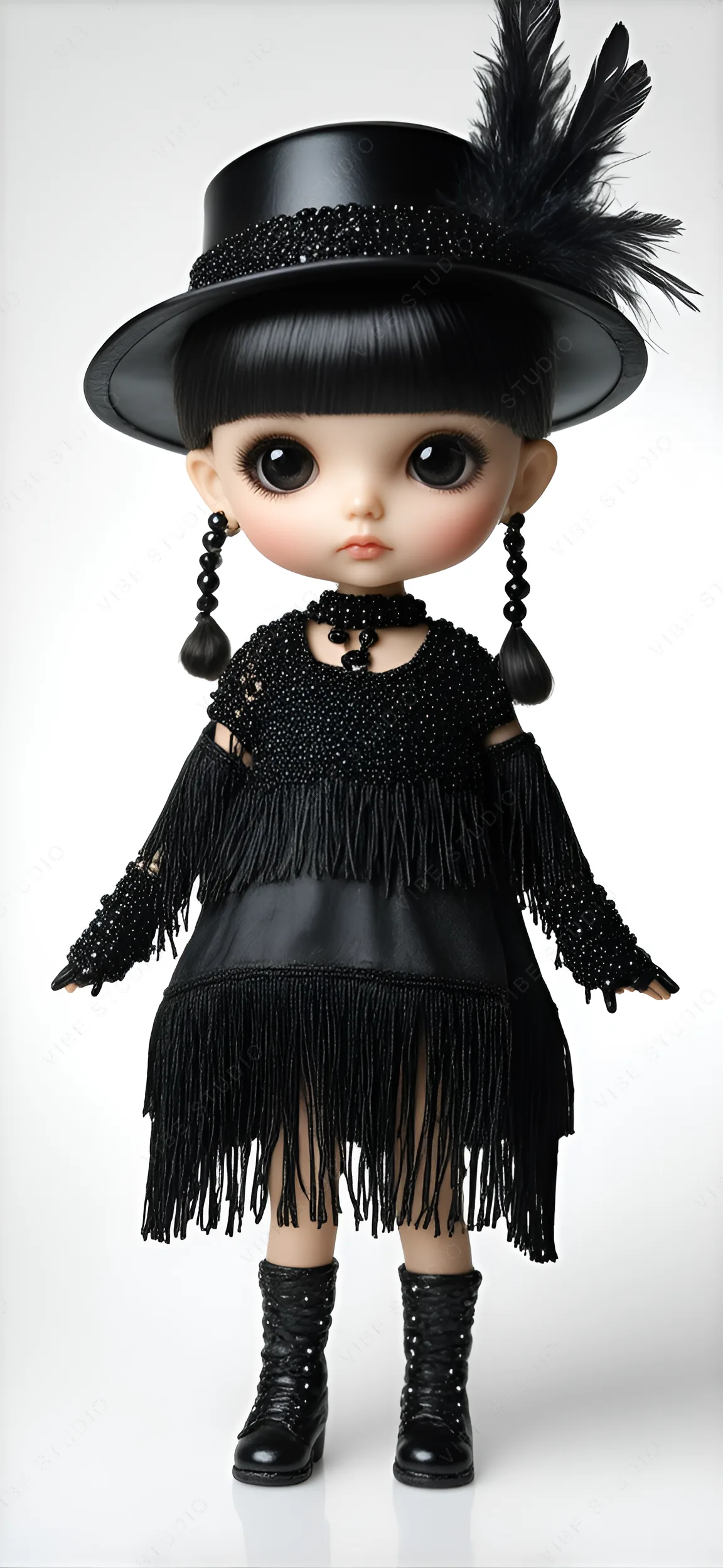 Gothic Fringe Doll