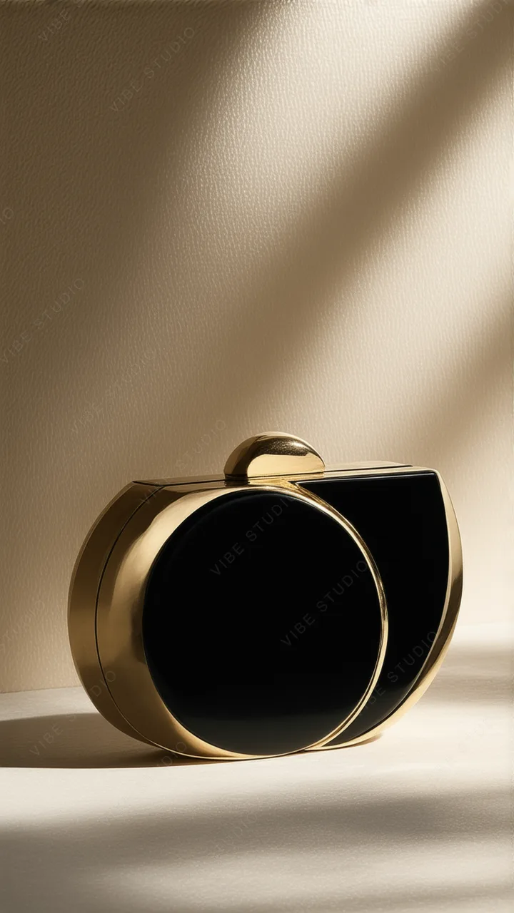 Sleek Black Clutch Phone Wallpaper
