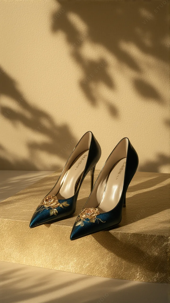 Teal Silk Heels Velvet Luxury Phone Wallpaper